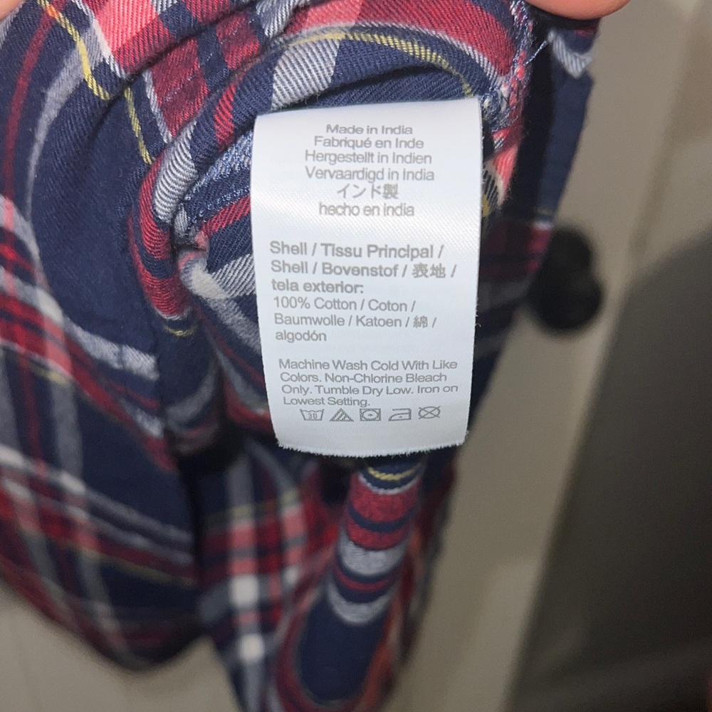 Crewcuts Classic Red and Blue Plaid Girls Dress - Size 10 - Picture 9 of 9